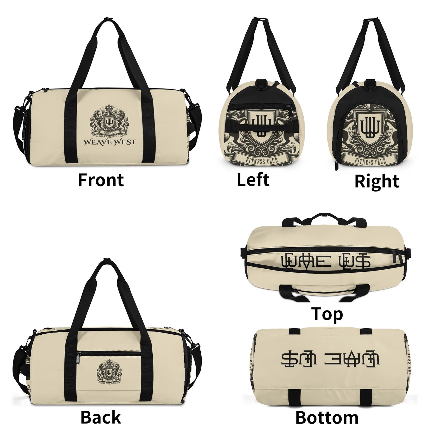 Gym Duffle Bag King Family Crest - Weave West