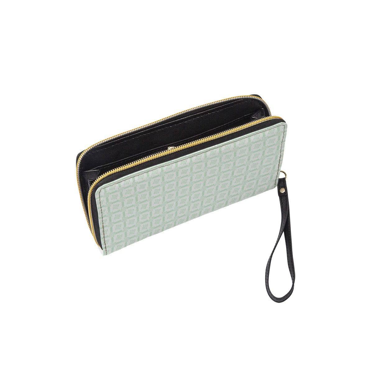 Zip Wallet Gentle Mint| Women Zip Around Wallet - Weave West