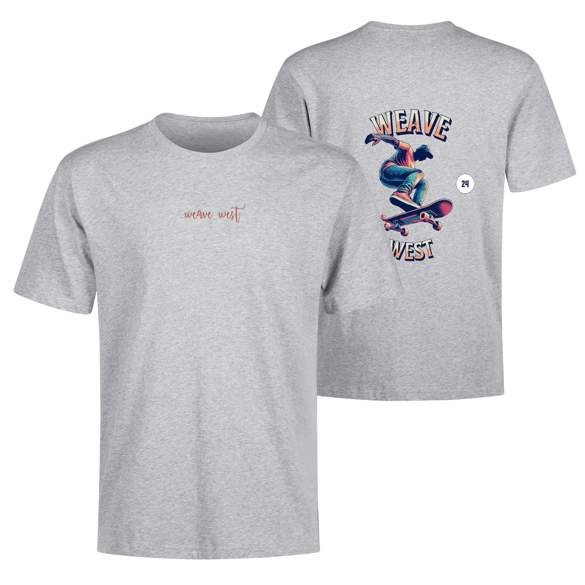 Super Soft Cotton Body Fit Tee ( Skater ) - Weave West