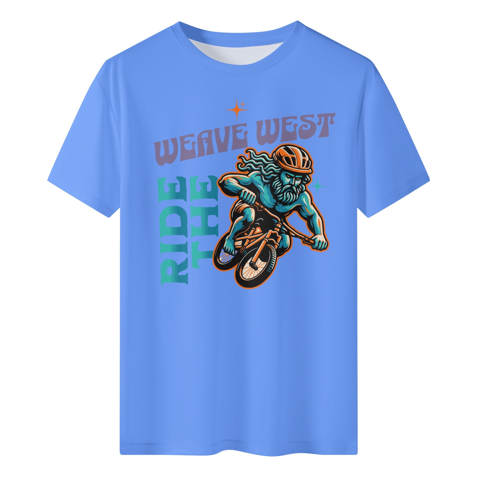 Wrinkle Free Polyester Slim Fit Tee ( The Ride ) - Weave West