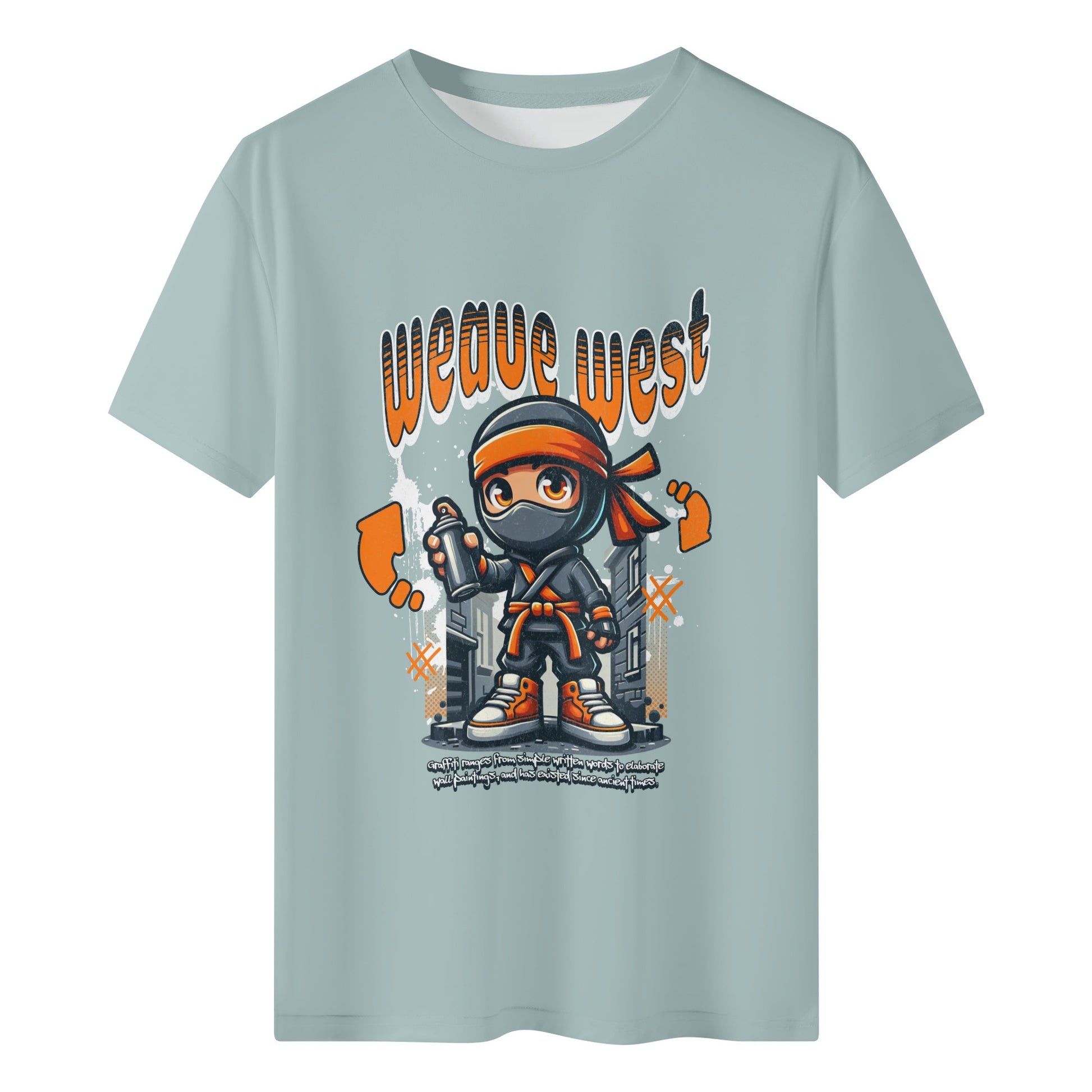 Wrinkle Free Polyester Slim Fit Tee (Ninja) - Weave West