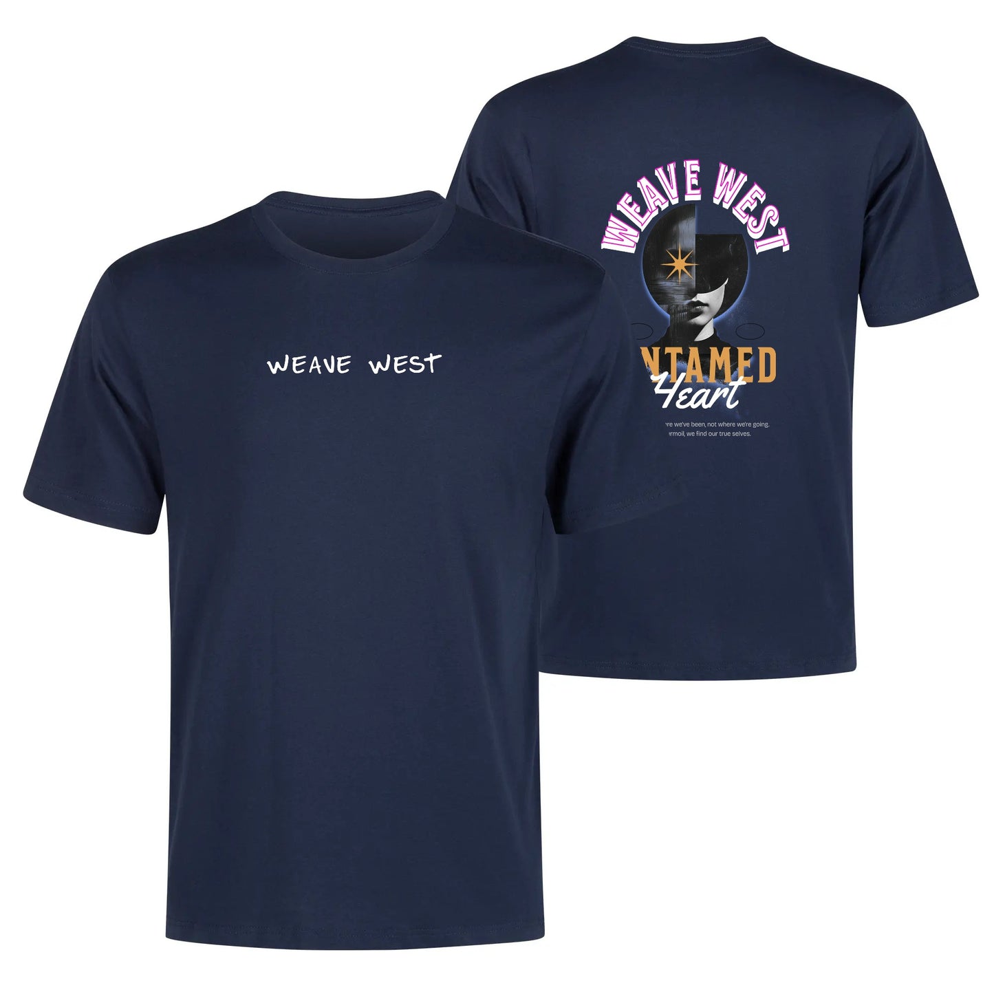 Super Soft Cotton Body Fit Tee (Untamed Heart) - Weave West