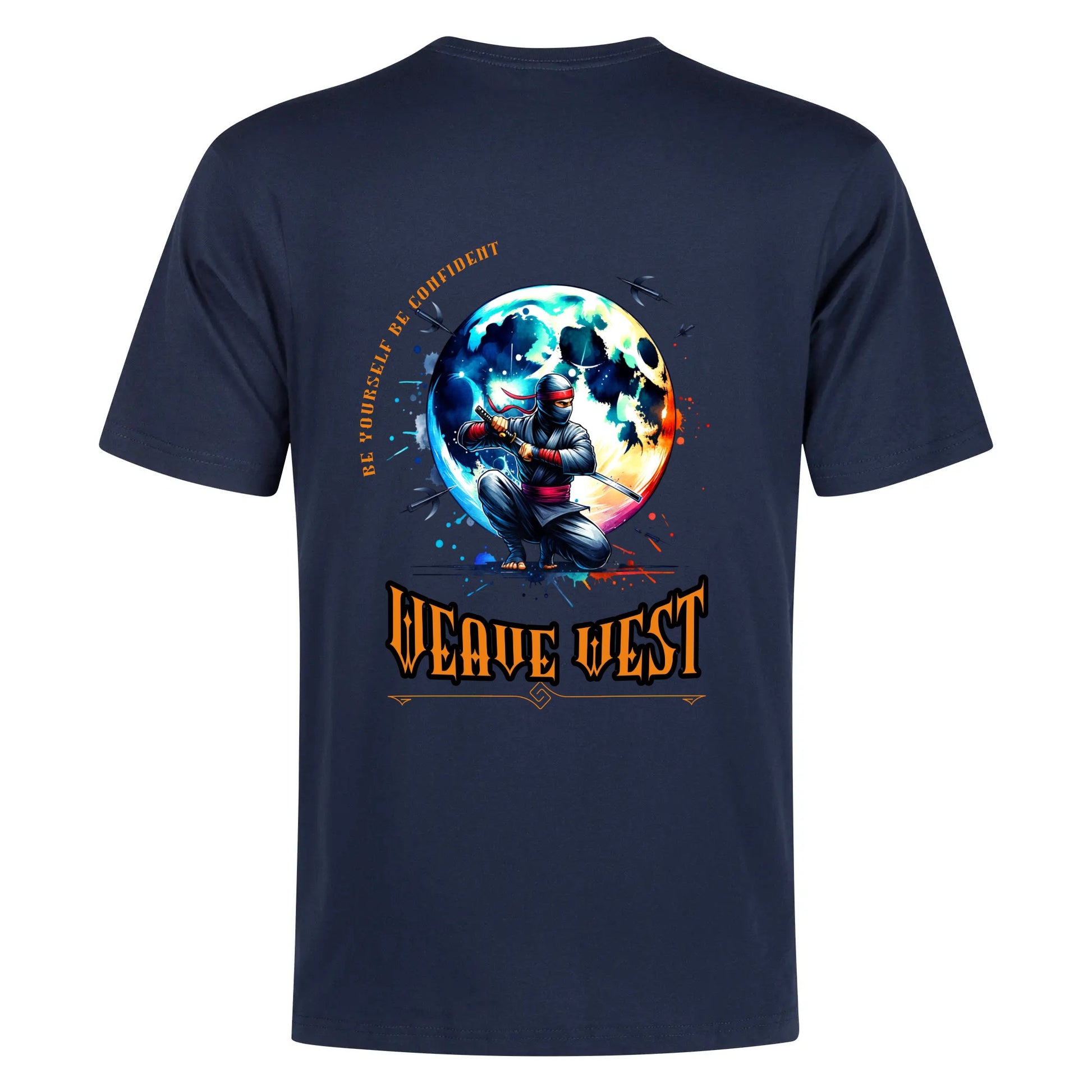 Super Soft Cotton Body Fit Tee (Full Moon Ninja) - Weave West