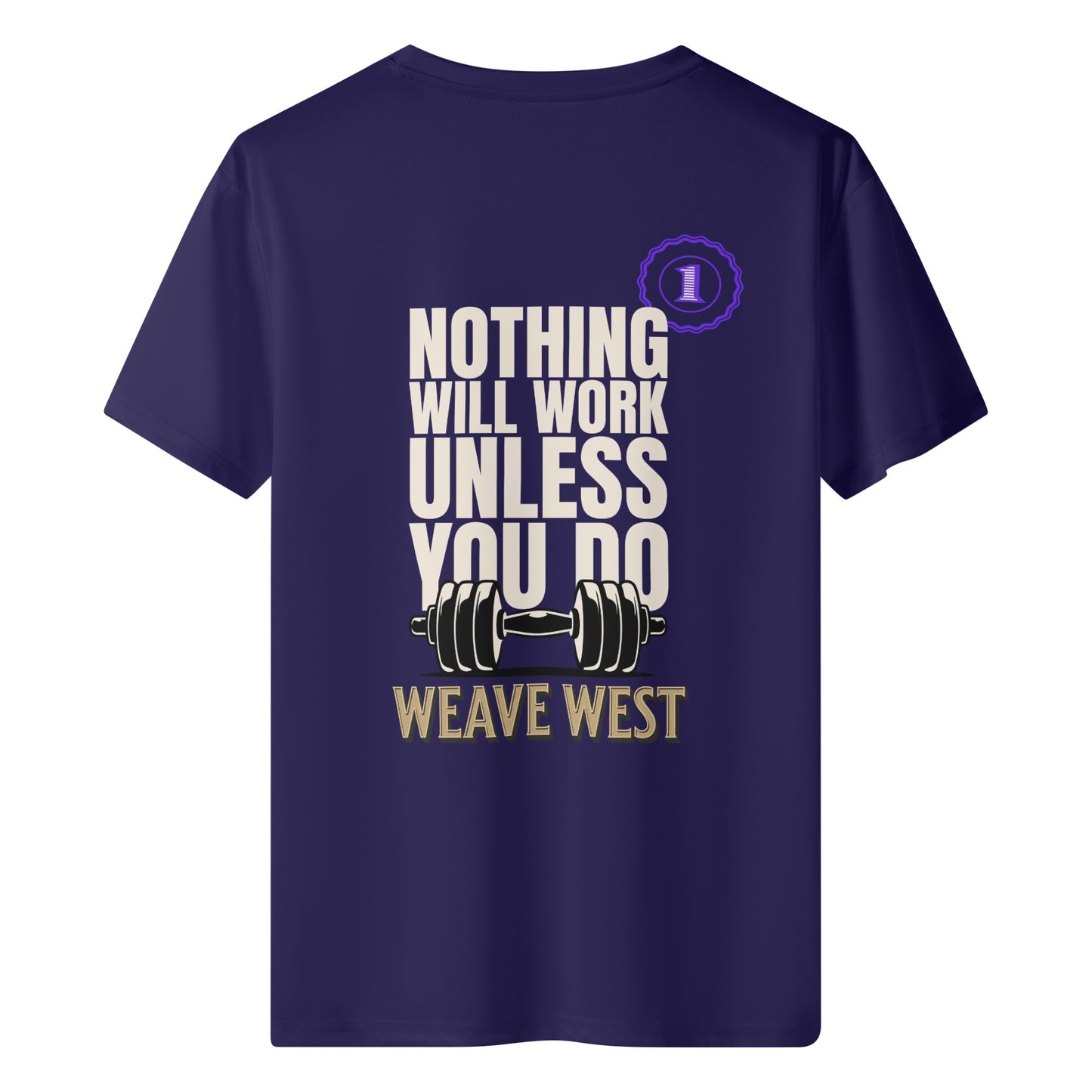 Wrinkle Free Polyester Slim Fit Tee (Number 1) - Weave West
