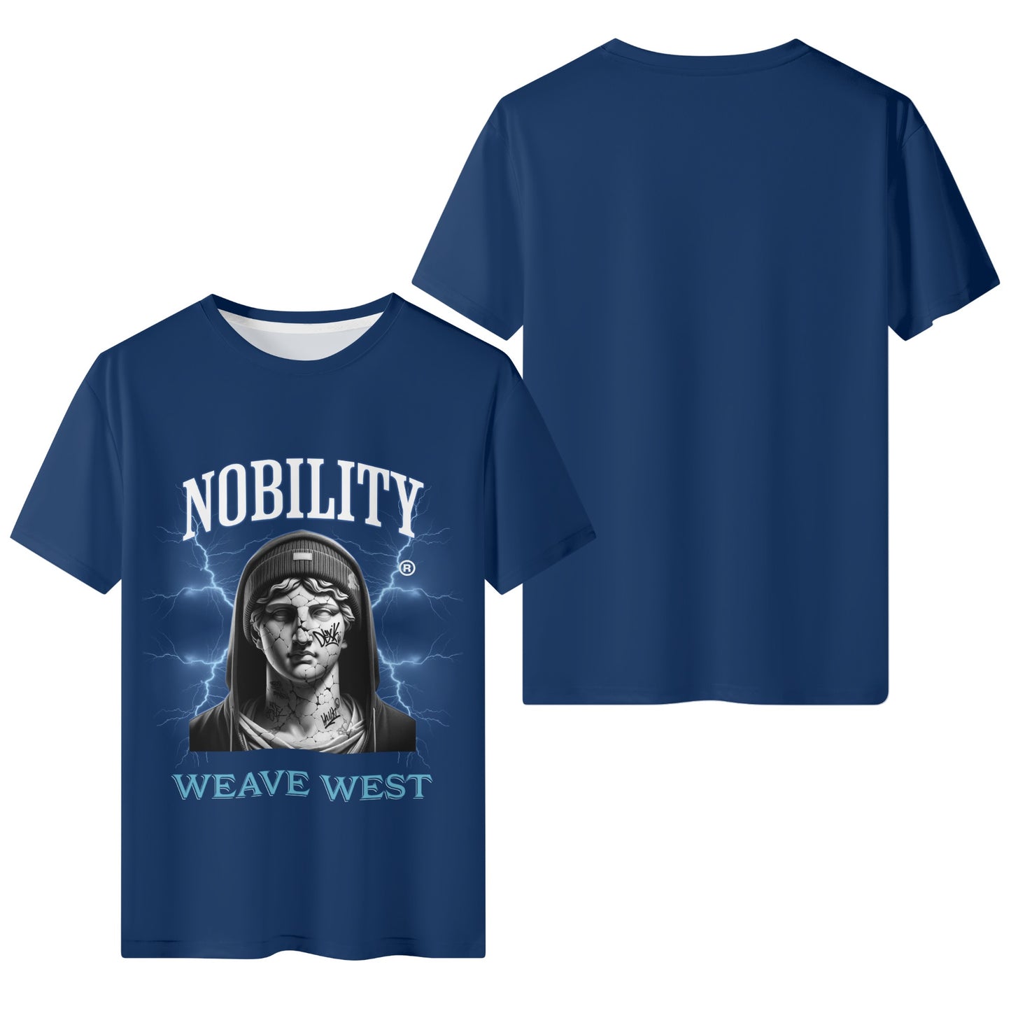 Wrinkle Free Polyester Slim Fit Tee (Nobility) - Weave West