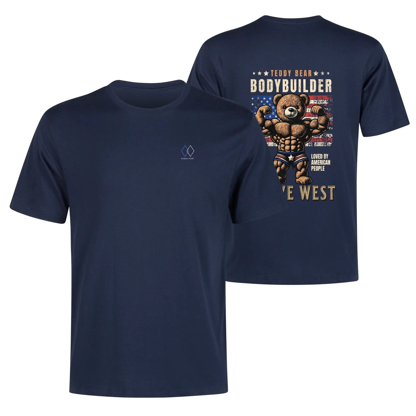 Super Soft Cotton Body Fit Tee (Teddy Bear) - Weave West