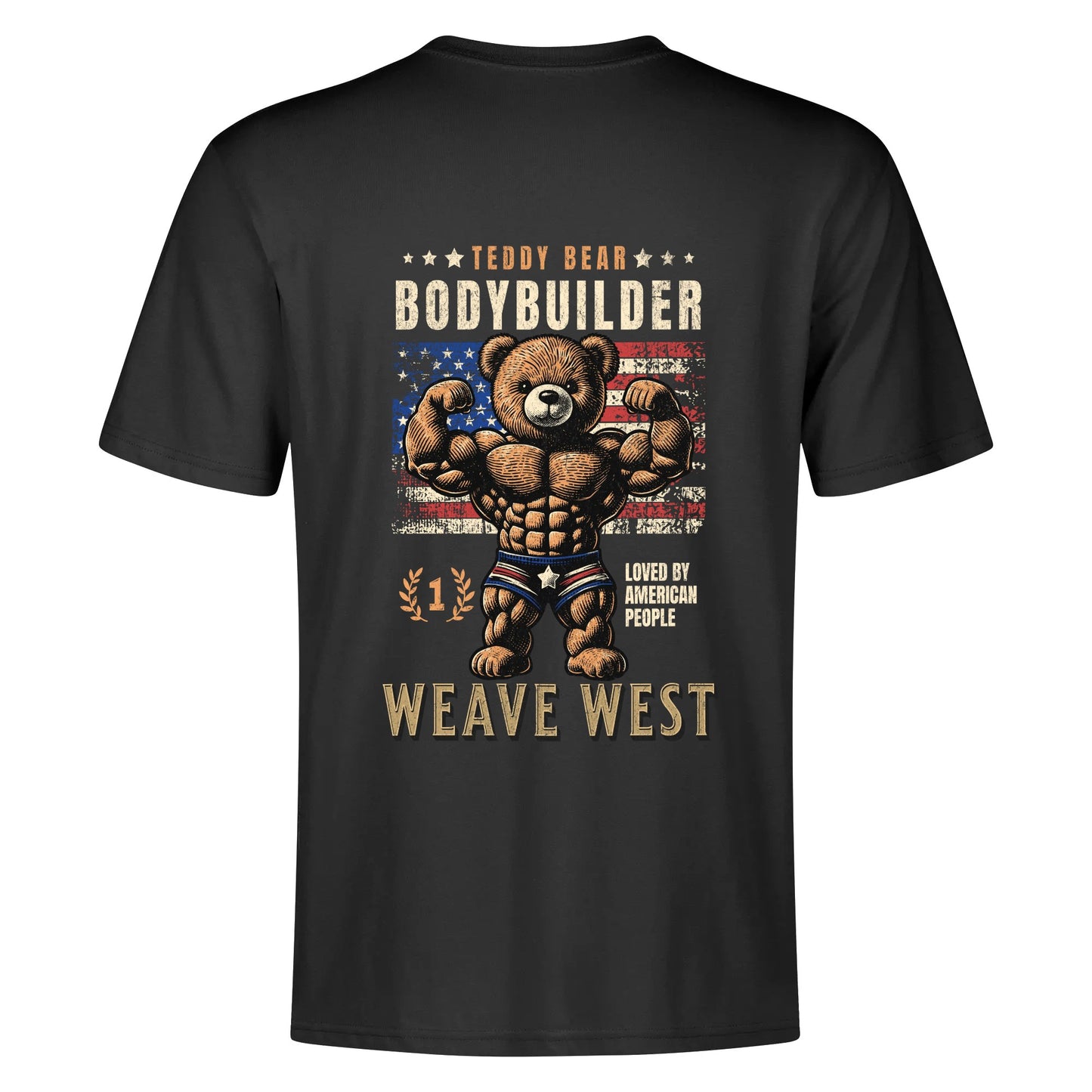 Super Soft Cotton Body Fit Tee (Teddy Bear) - Weave West
