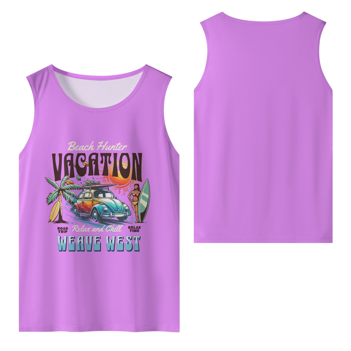 Polyester Wrinkle Free Sleeveless Tank (Beach Hunter) - Weave West
