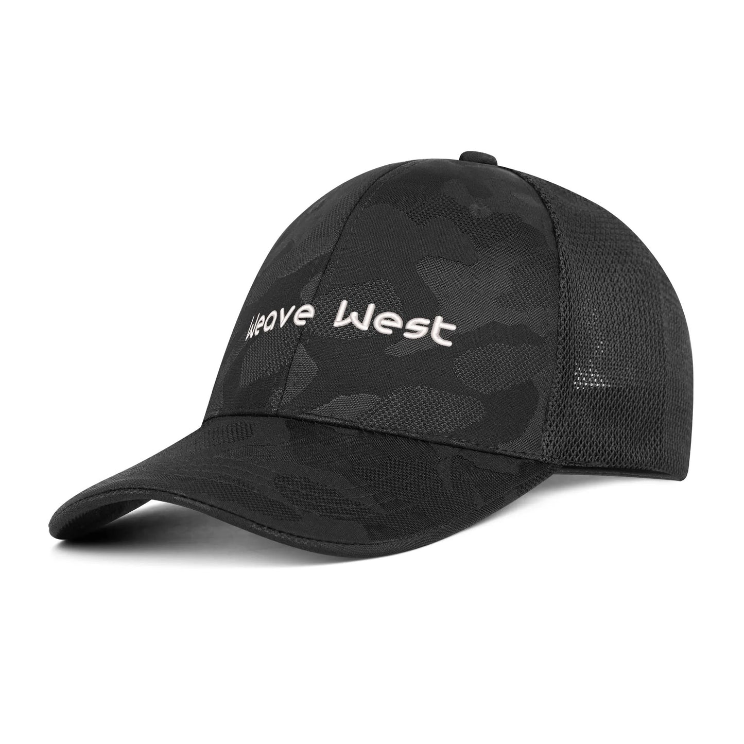 Half Mesh Sport Camo Hat - Weave West