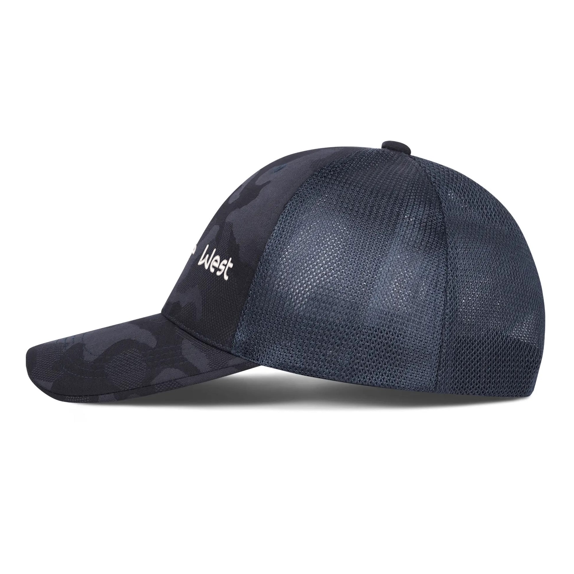 Half Mesh Sport Camo Hat - Weave West