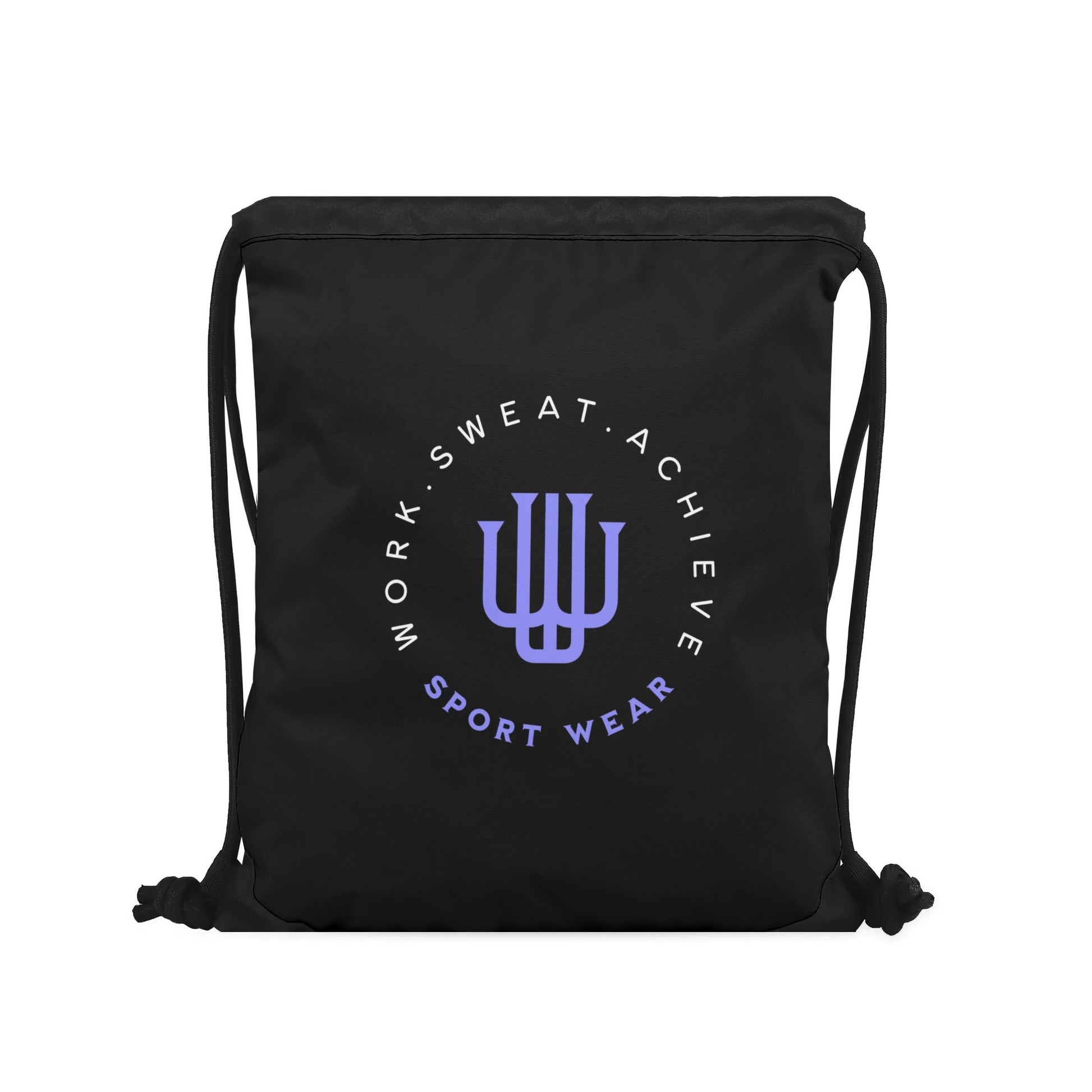 Gym Black Drawstring Bag 1 - Weave West