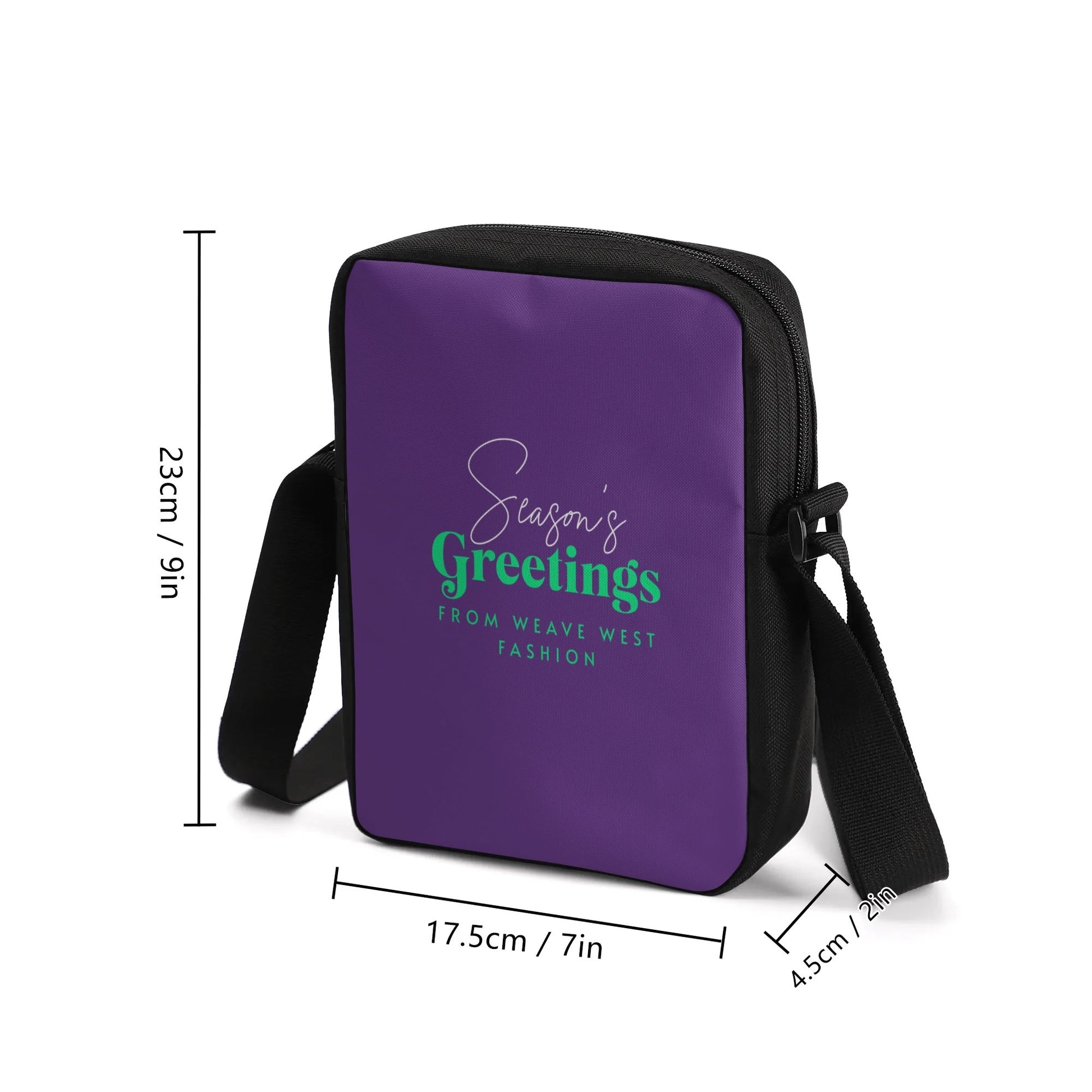 Crossbody Bag Season's Greetings - Weave West