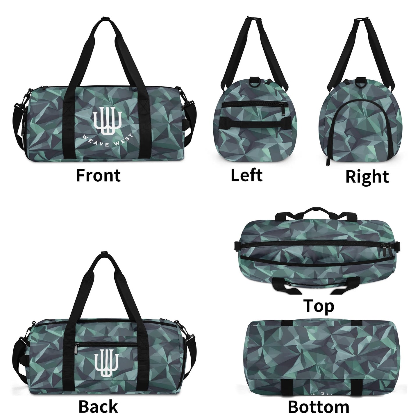 Gym Duffle Bag (Diamonds) - Weave West
