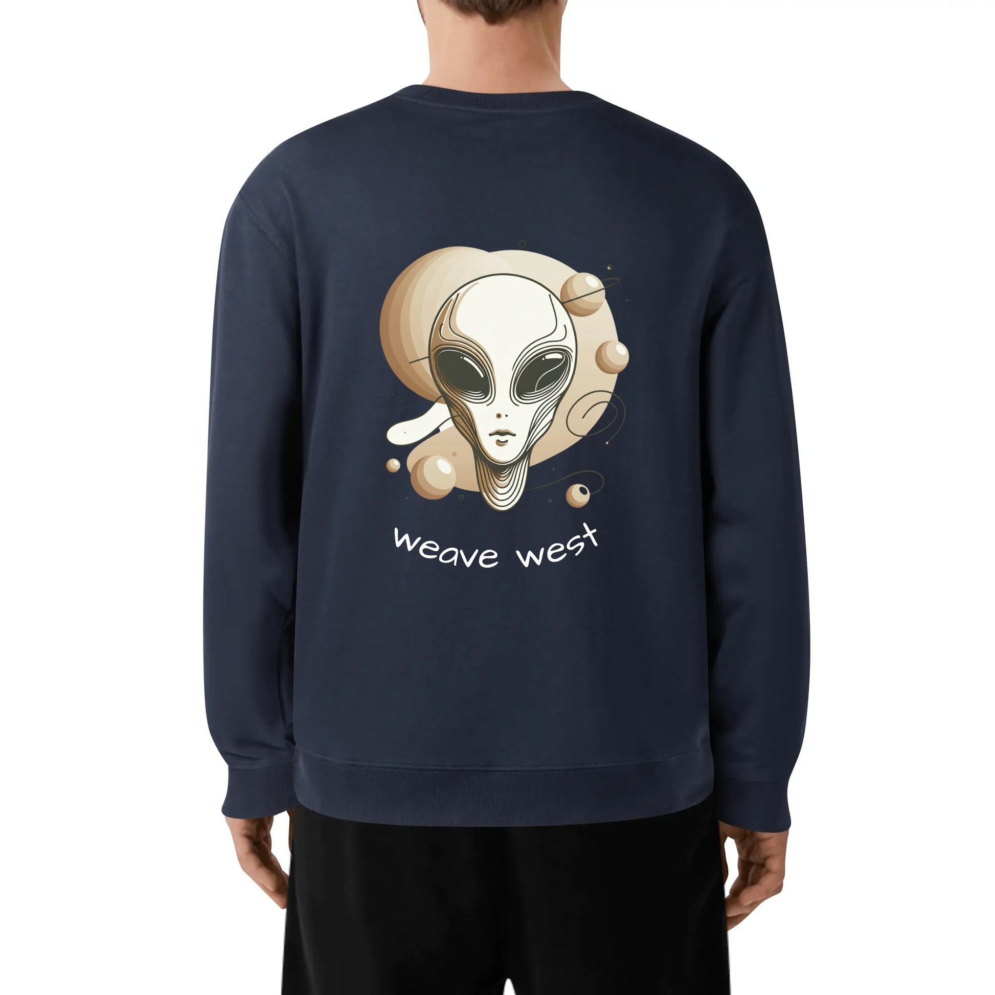 Soft Cotton Sweatshirt Alien - Weave West