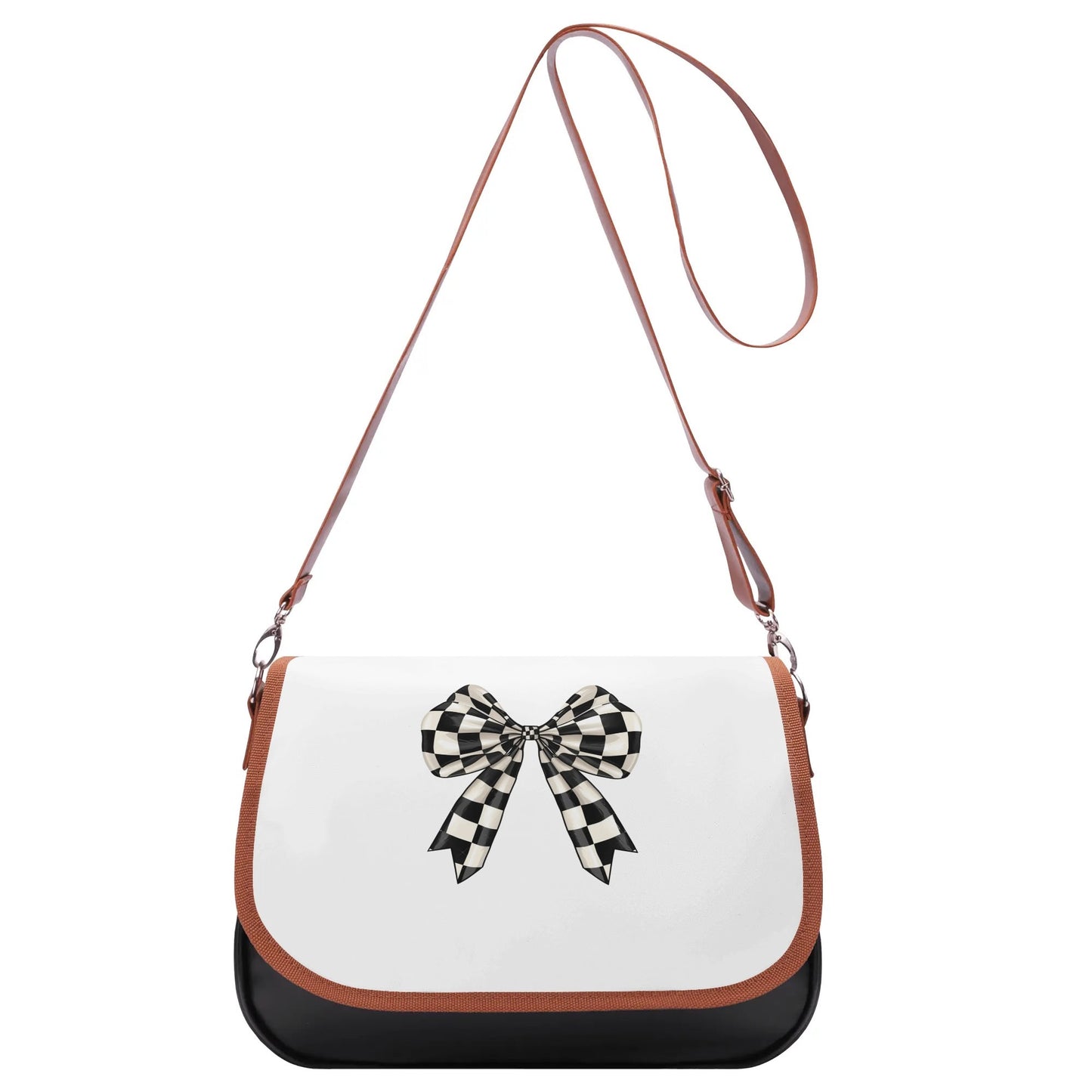 Everyday Leather Shoulder Bag Bow 2 - Weave West