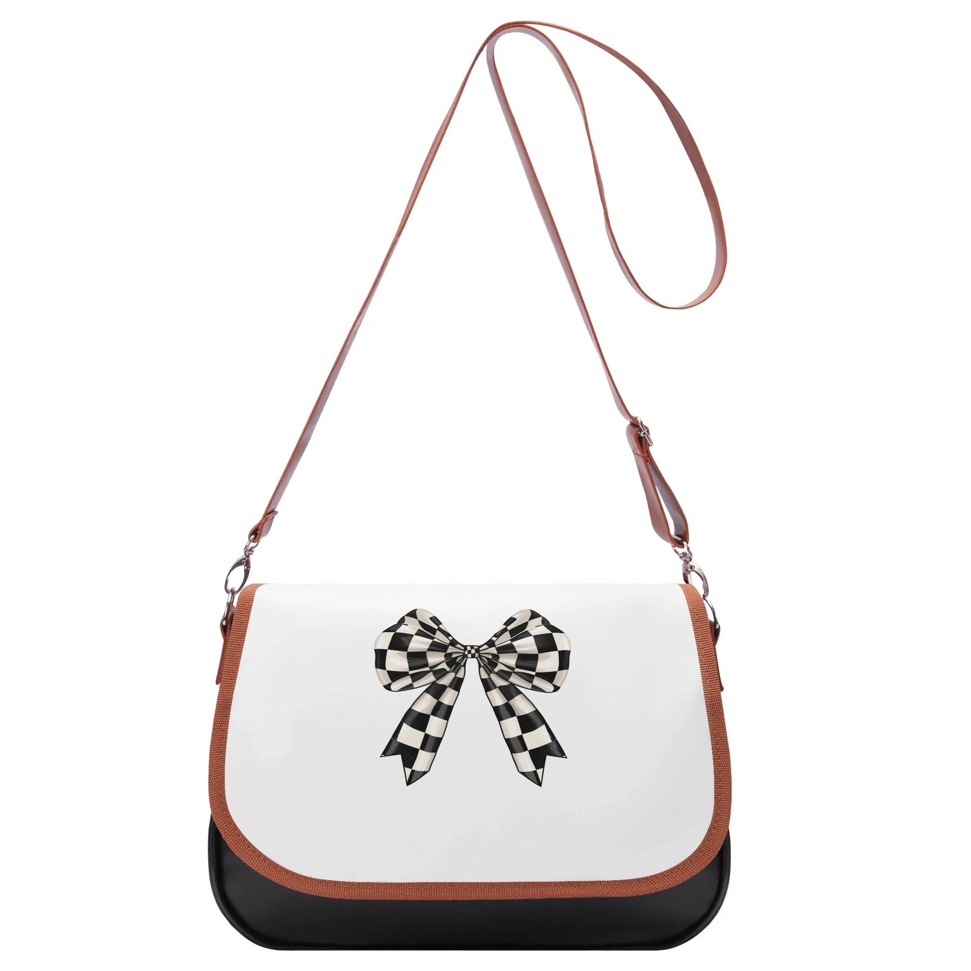 Everyday Leather Shoulder Bag Bow 2 - Weave West