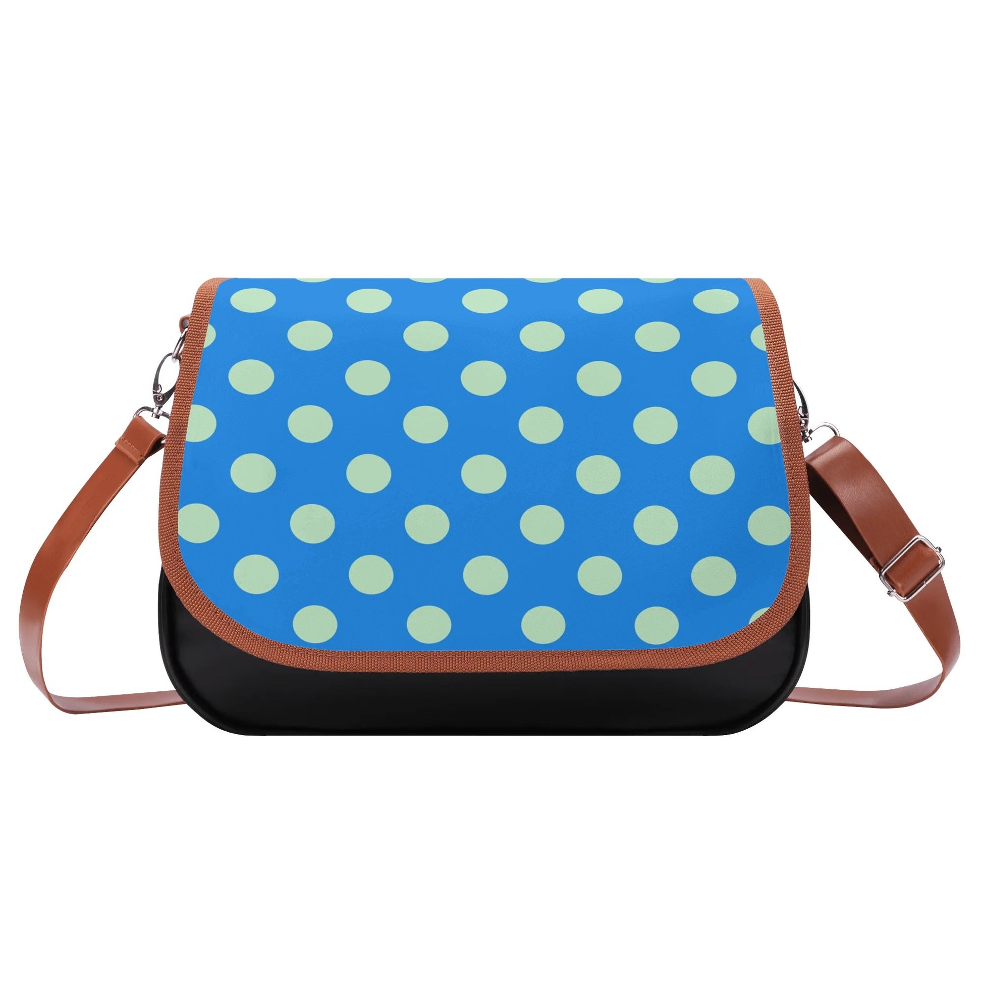 Everyday Leather Shoulder Bag Dots 1 - Weave West