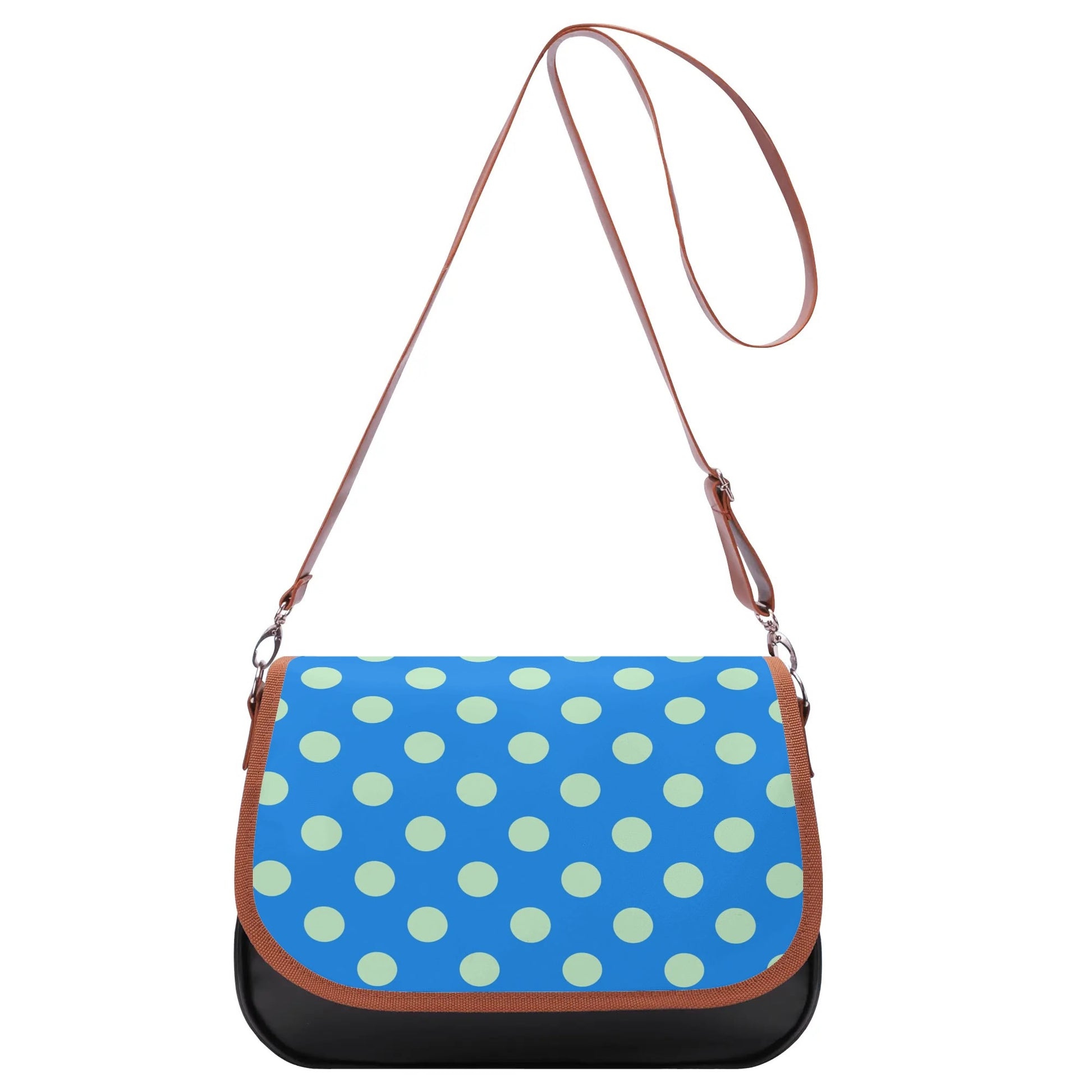 Everyday Leather Shoulder Bag Dots 1 - Weave West