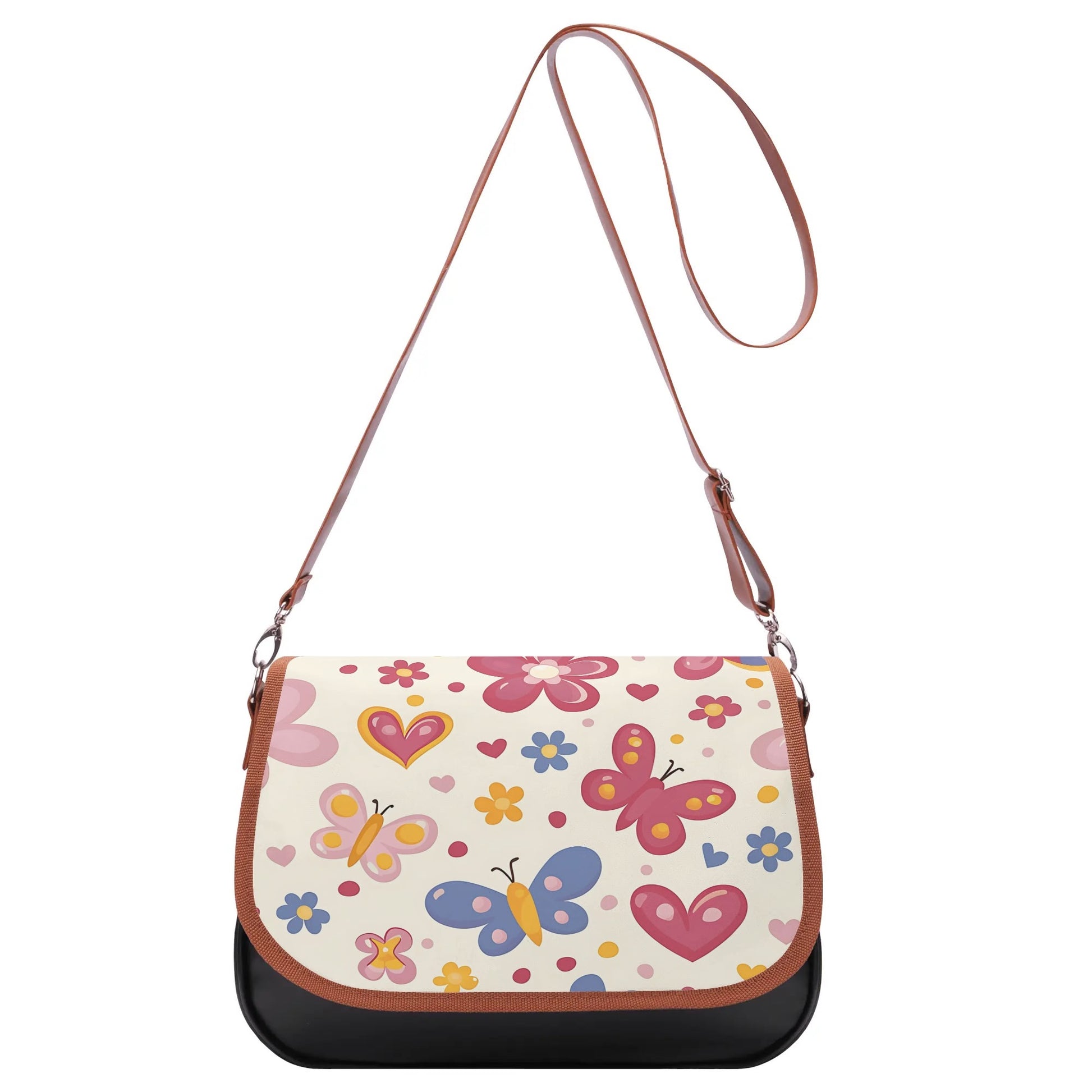 Everyday Leather Shoulder Bag Butterfly 1 - Weave West