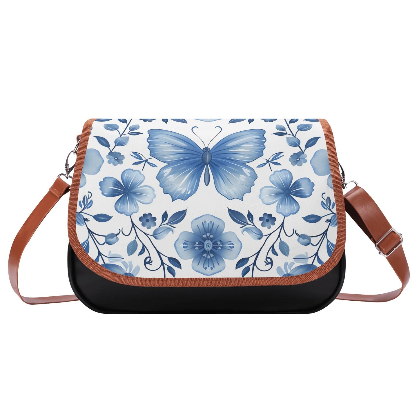 Everyday Leather Shoulder Bag Butterfly 2 - Weave West