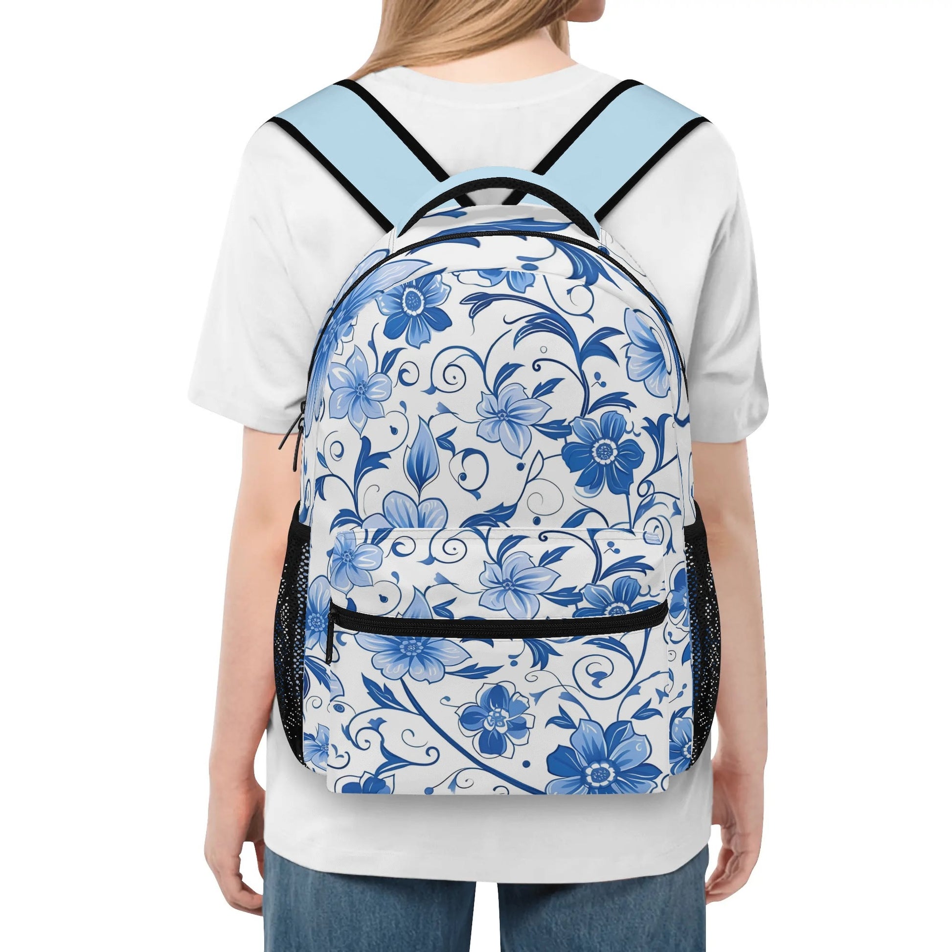 Casual Backpack Flower - Weave West