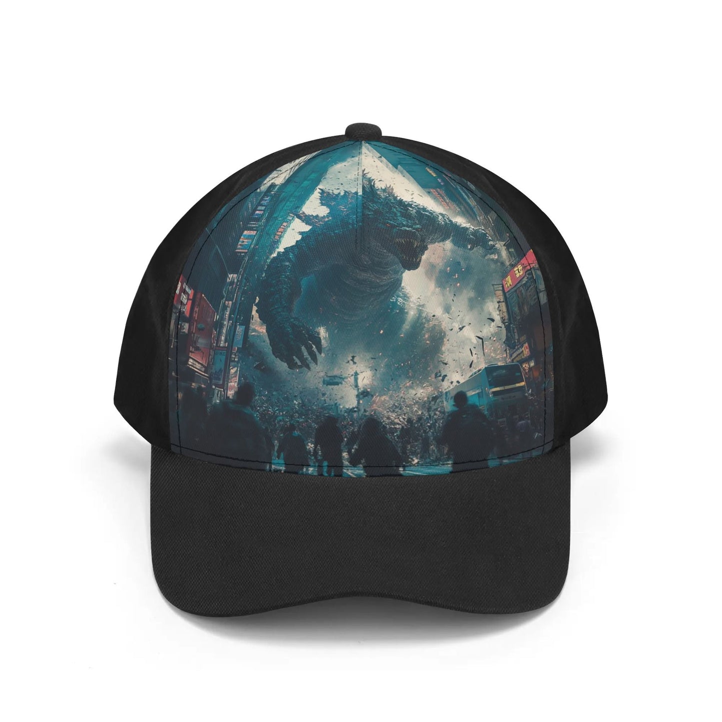 Halloween Customized Baseball Cap Godzilla Attacking - Weave West