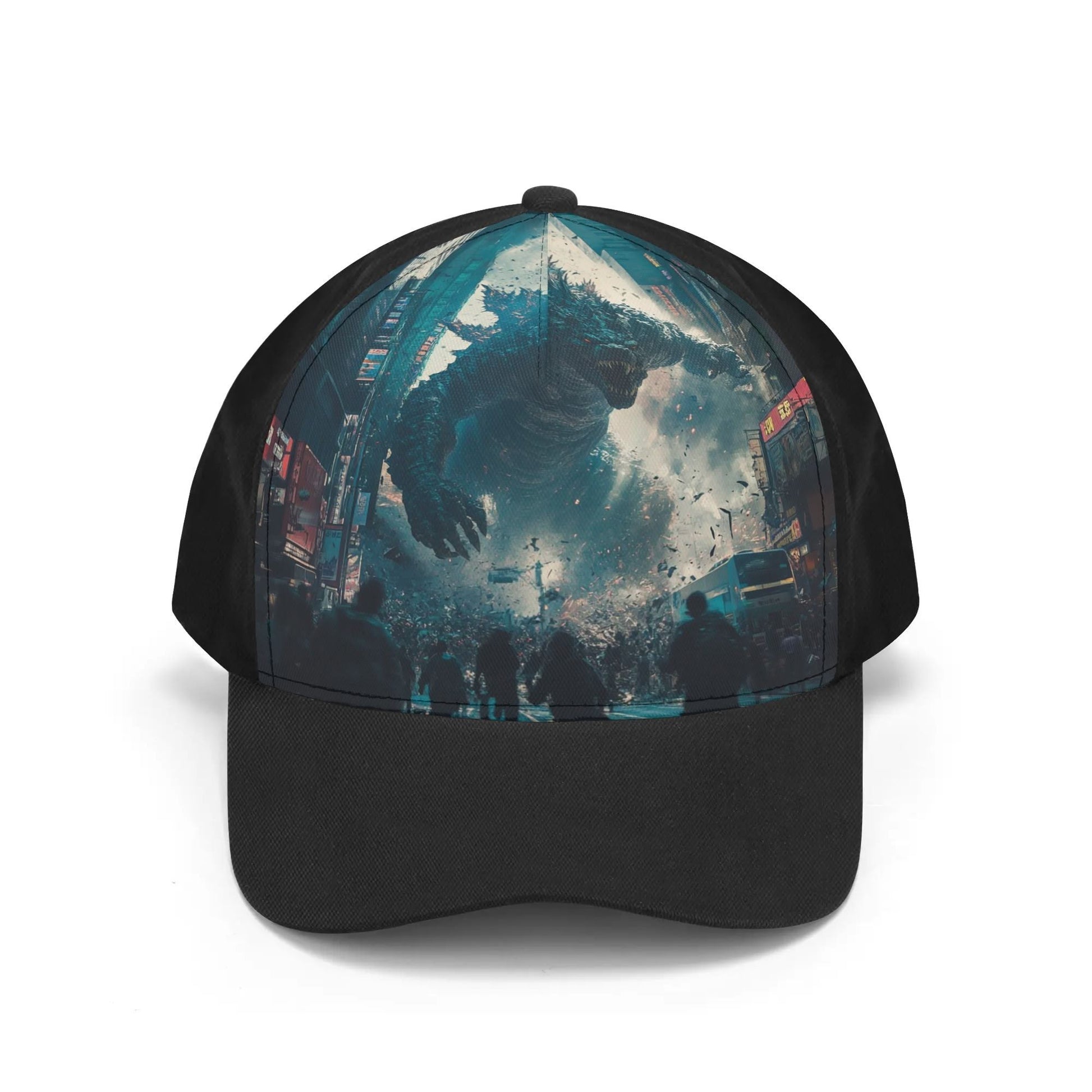 Halloween Customized Baseball Cap Godzilla Attacking - Weave West