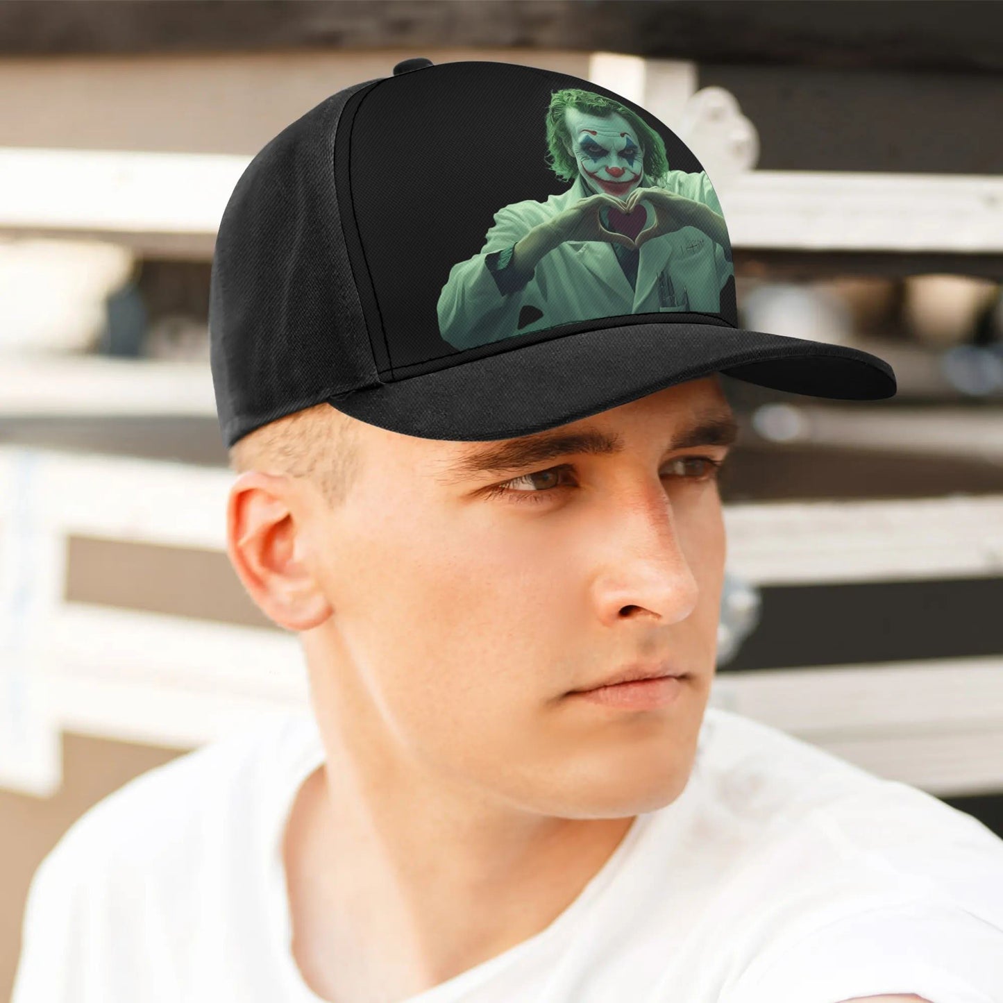 Halloween Customized Baseball Cap In Love With Joker - Weave West