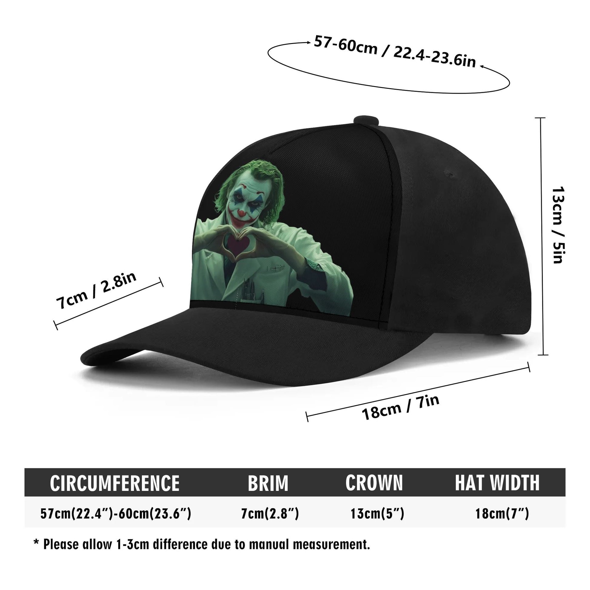 Halloween Customized Baseball Cap In Love With Joker - Weave West