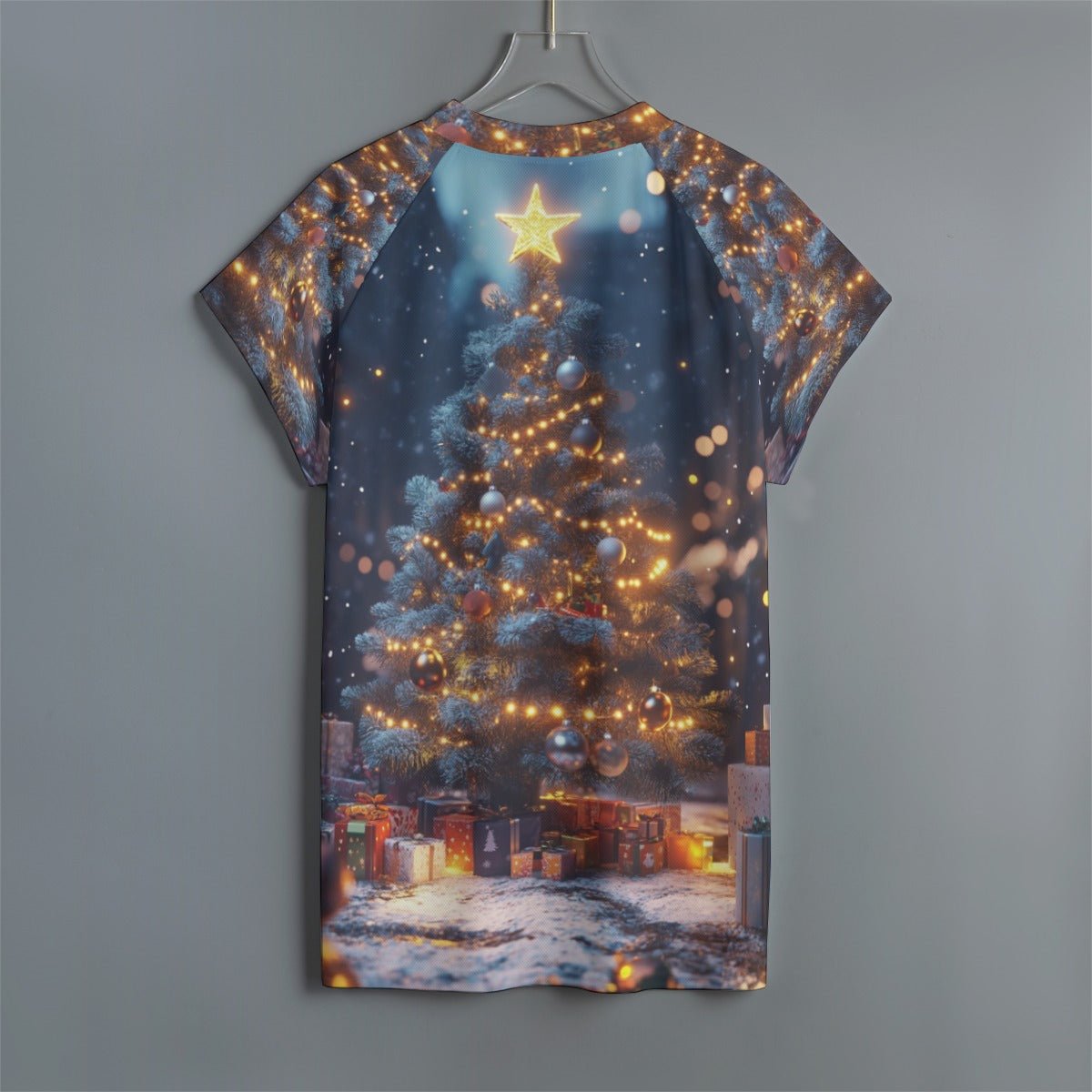 Couples Wrinkle Free T-shirt Jersey (Warm Xmas 1)