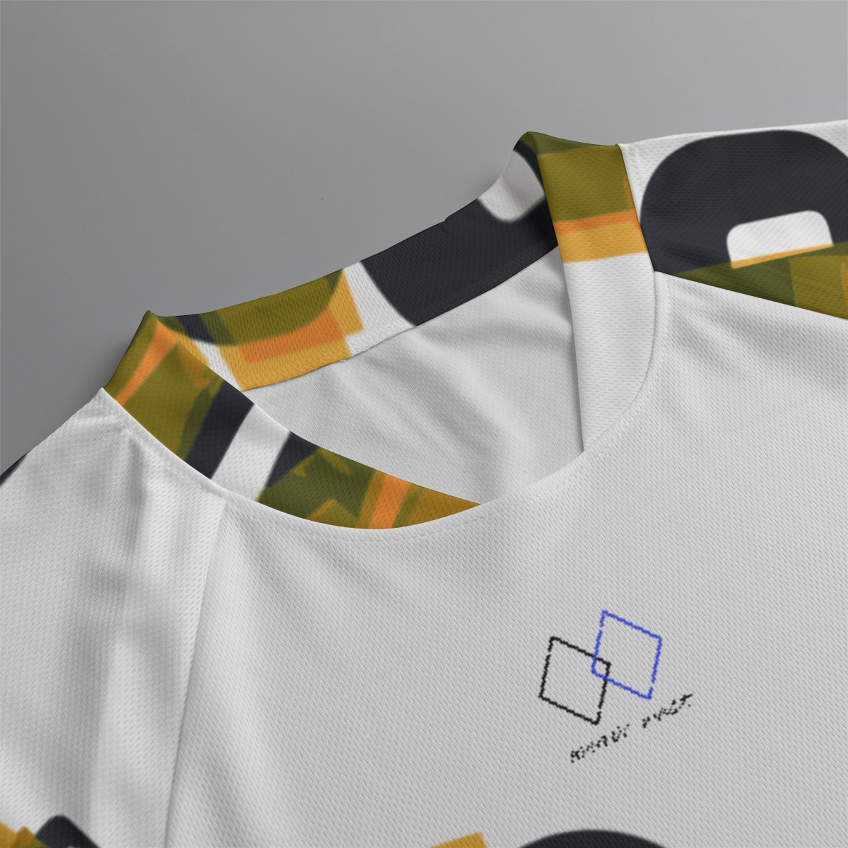 All-Over Print Men's Jersey With Short Raglan Sleeve (Born) - Weave West