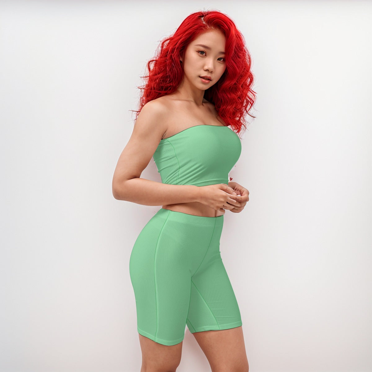 Tube Top And 7 Inch Inseam Shorts Set Min Sirius - Weave West