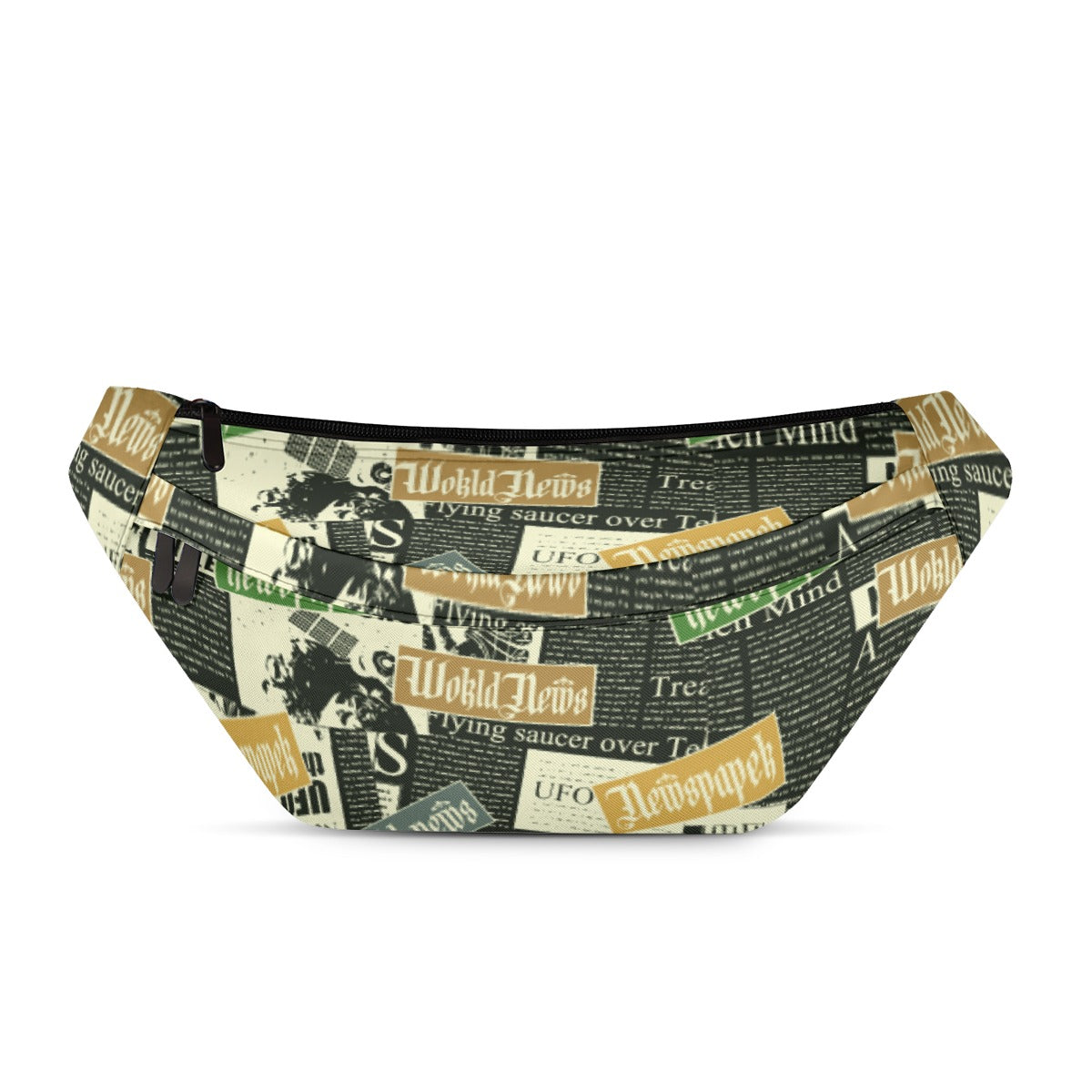 Large Fanny Bag Newspaper - Weave West