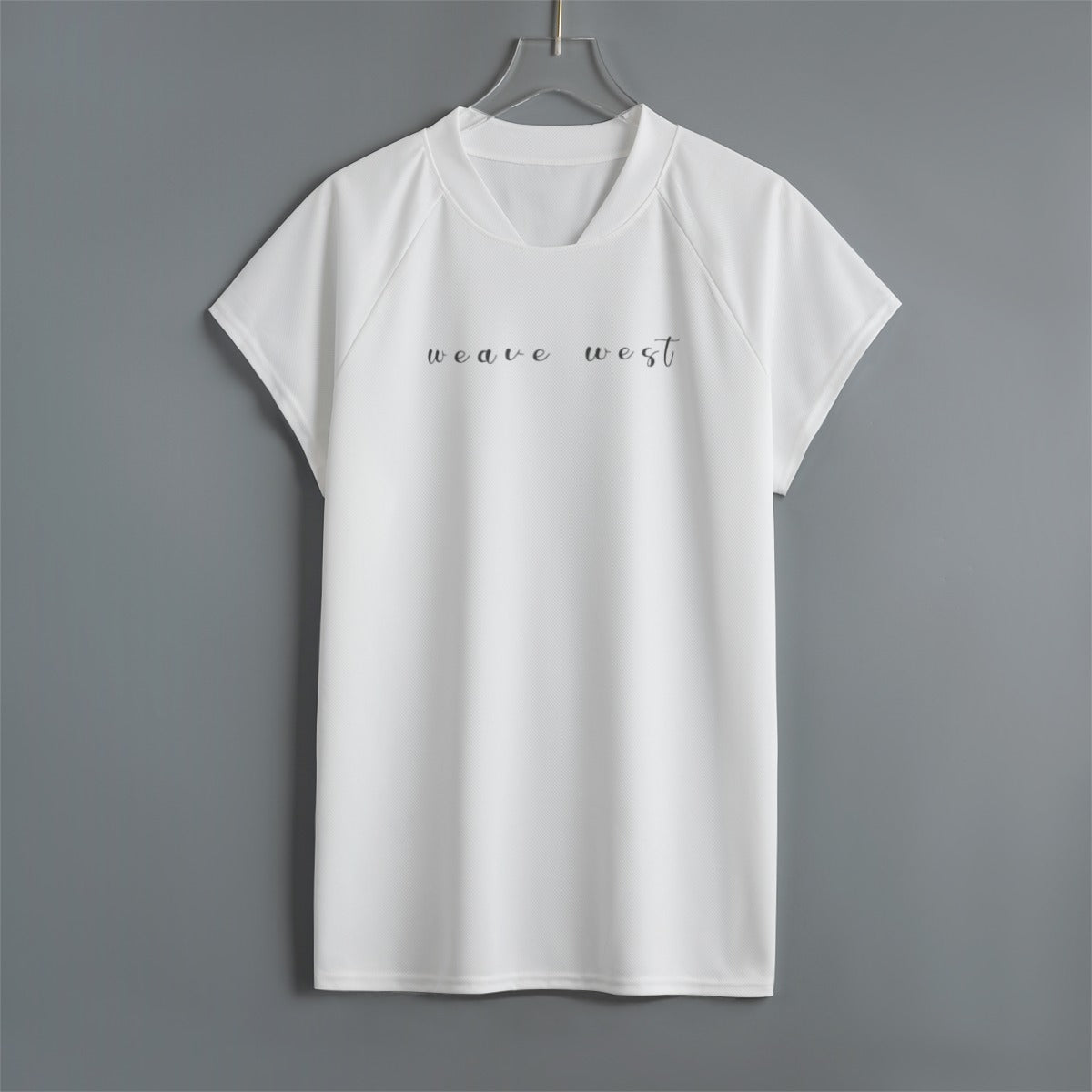 High Quality Polyester Raglan Sleeves Tee (Power By Spirit) - Weave West