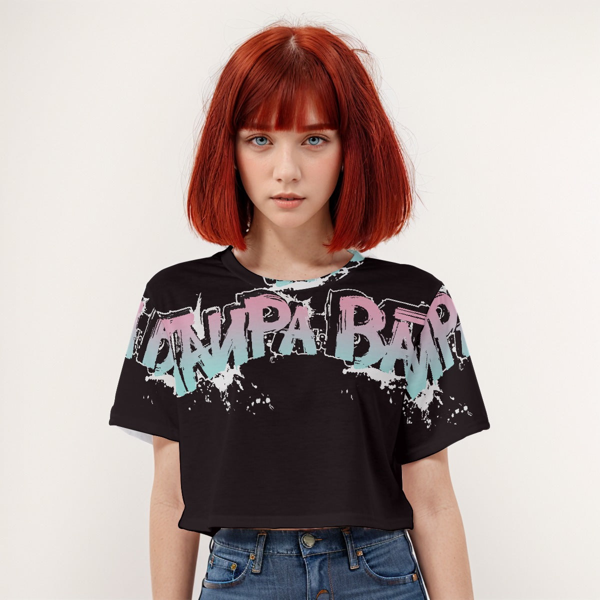 Casual Crop T-Shirt Tampa Bay - Weave West