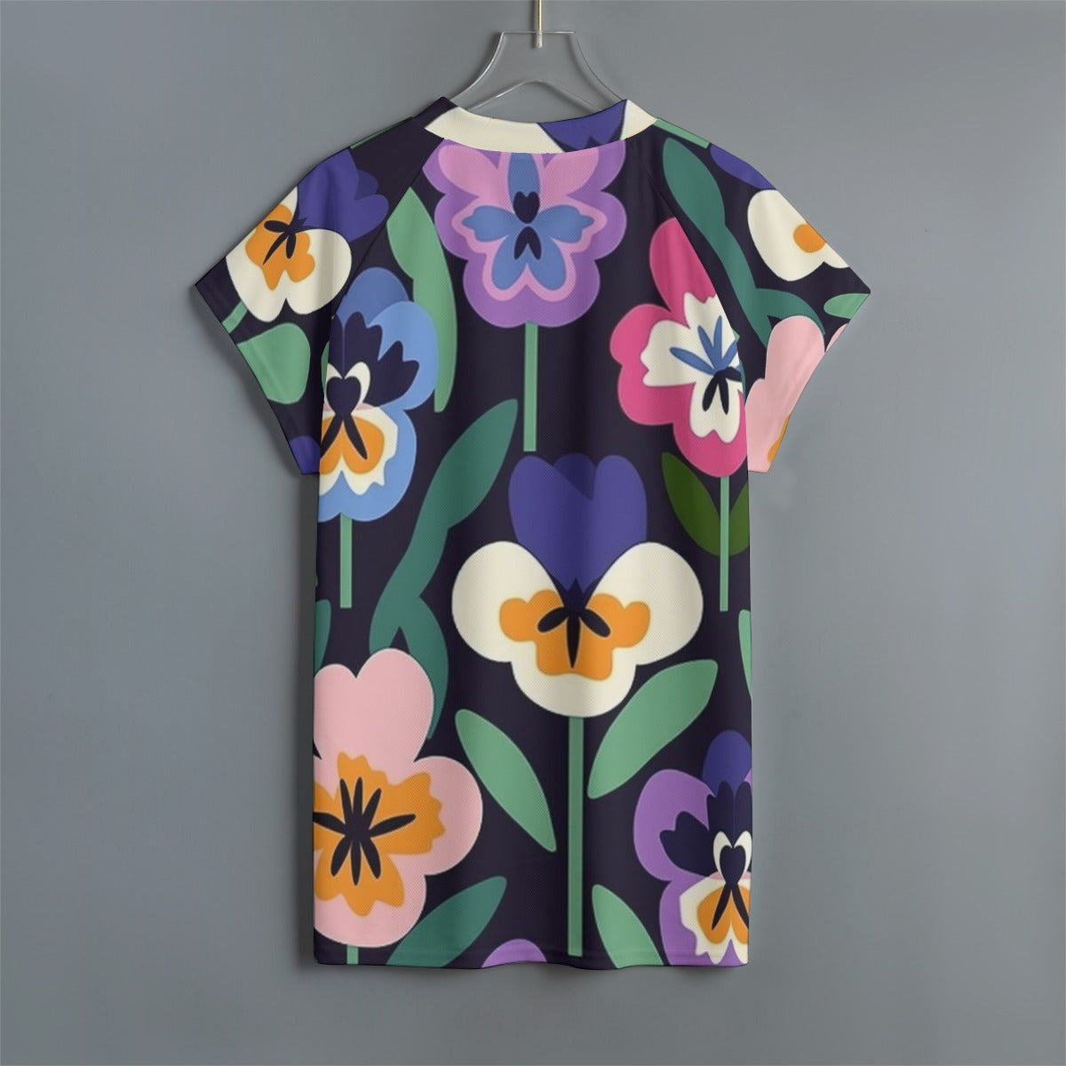 All-Over Print Men's Jersey With Short Raglan Sleeve (F6) - Weave West