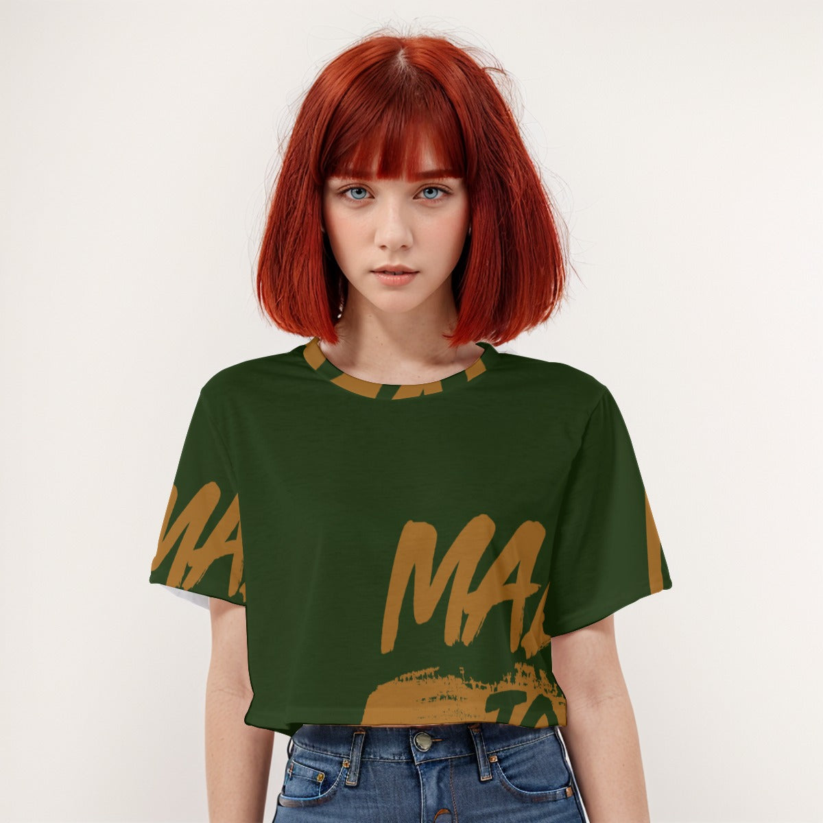 Casual Crop T-Shirt Ma - Weave West