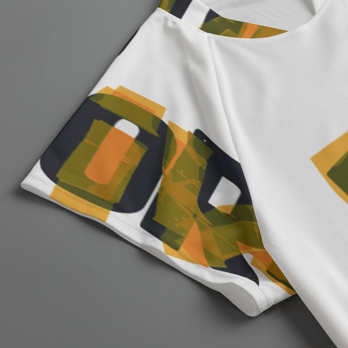 All-Over Print Men's Jersey With Short Raglan Sleeve (Born) - Weave West