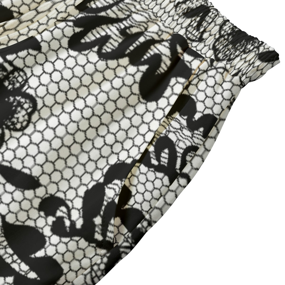 High Quality Rayon Shorts Bees Territory - Weave West
