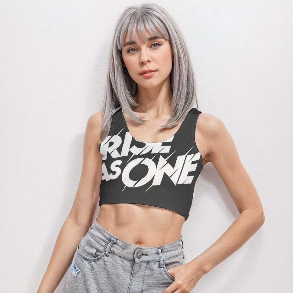 Sport Crop Tank Top Rise As One - Weave West
