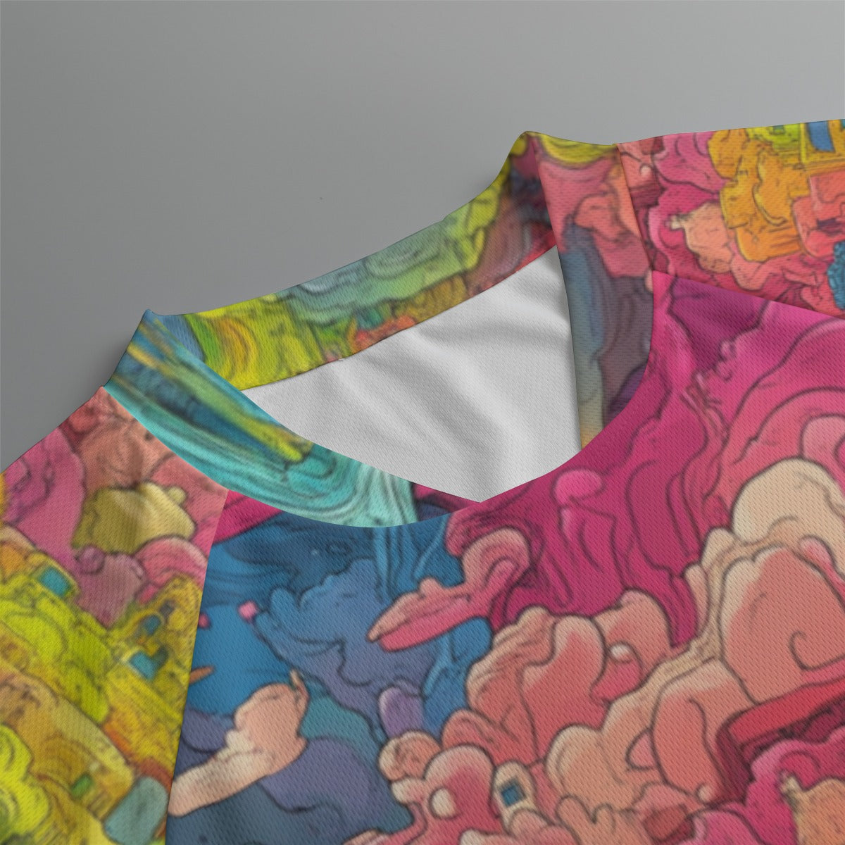 Wrinkle Free T-shirt Jersey (Dreamscape City)