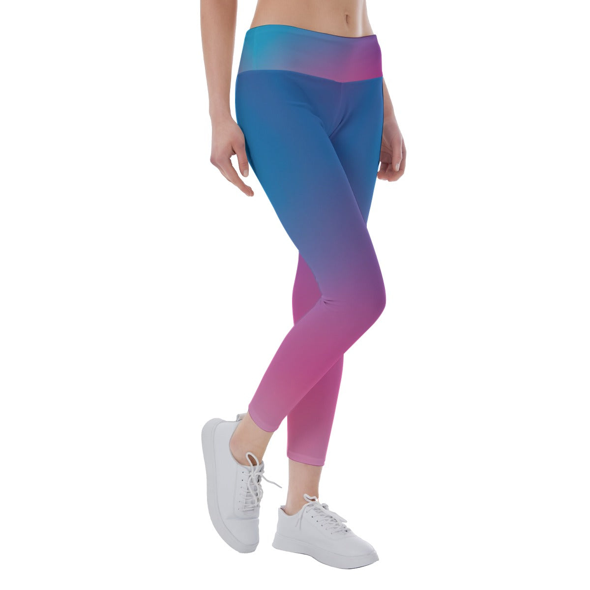 High Waist Ankle Leggings Gradient Minsk 1 - Weave West