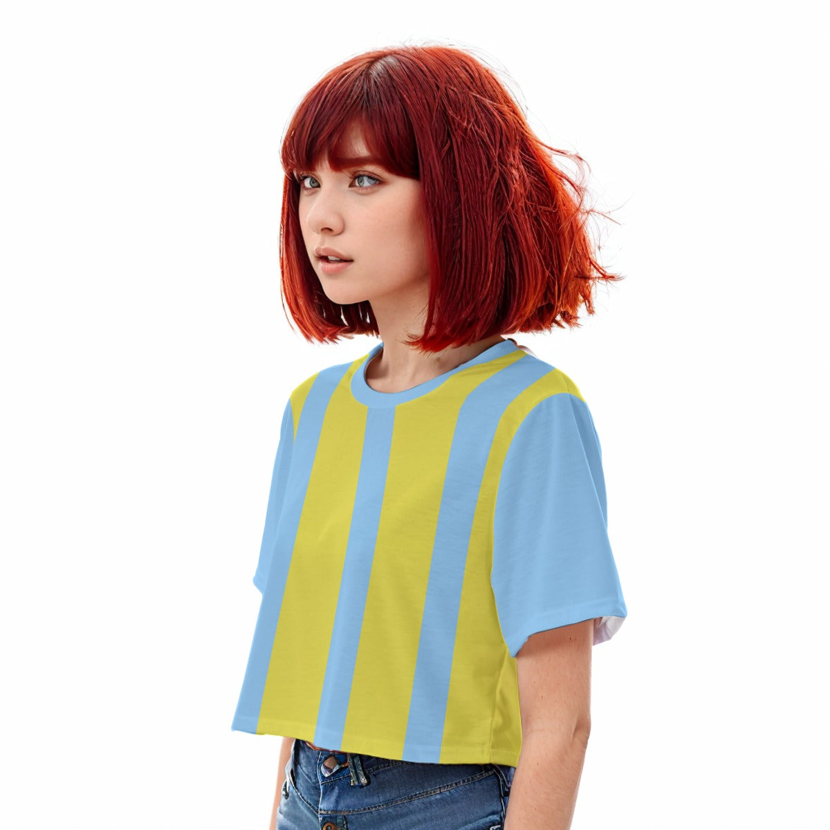 Casual Crop T-Shirt Sunlit Sky - Weave West