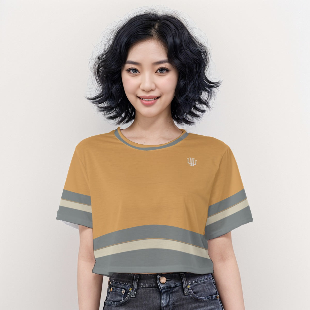 Casual Crop T-Shirt Peachy Keen - Weave West