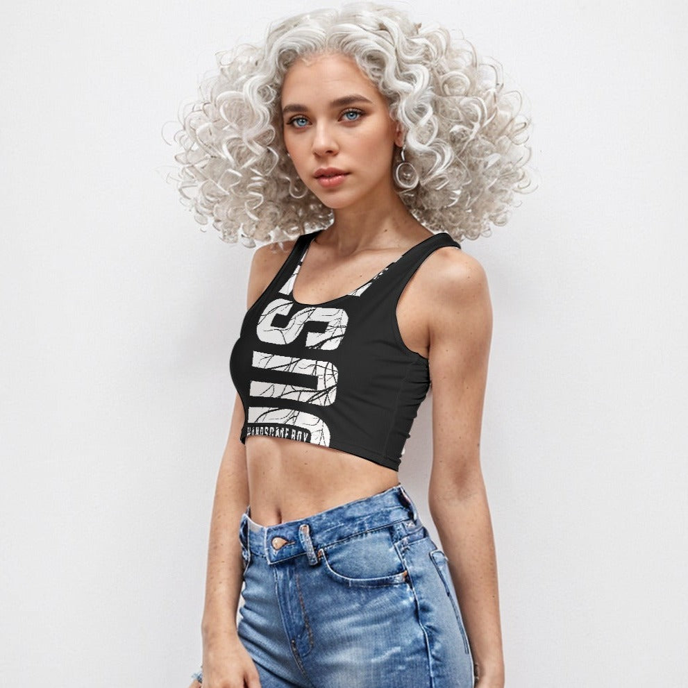Sport Crop Tank Top Awesome - Weave West