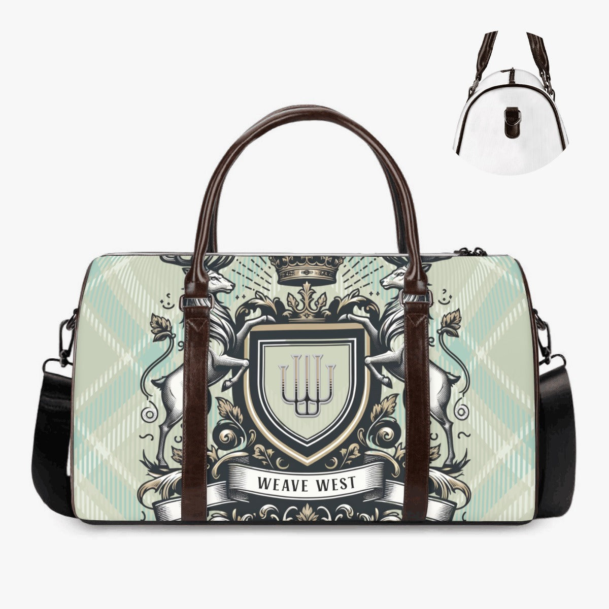 Classic Luggage Satchel Weave West Crest - Weave West