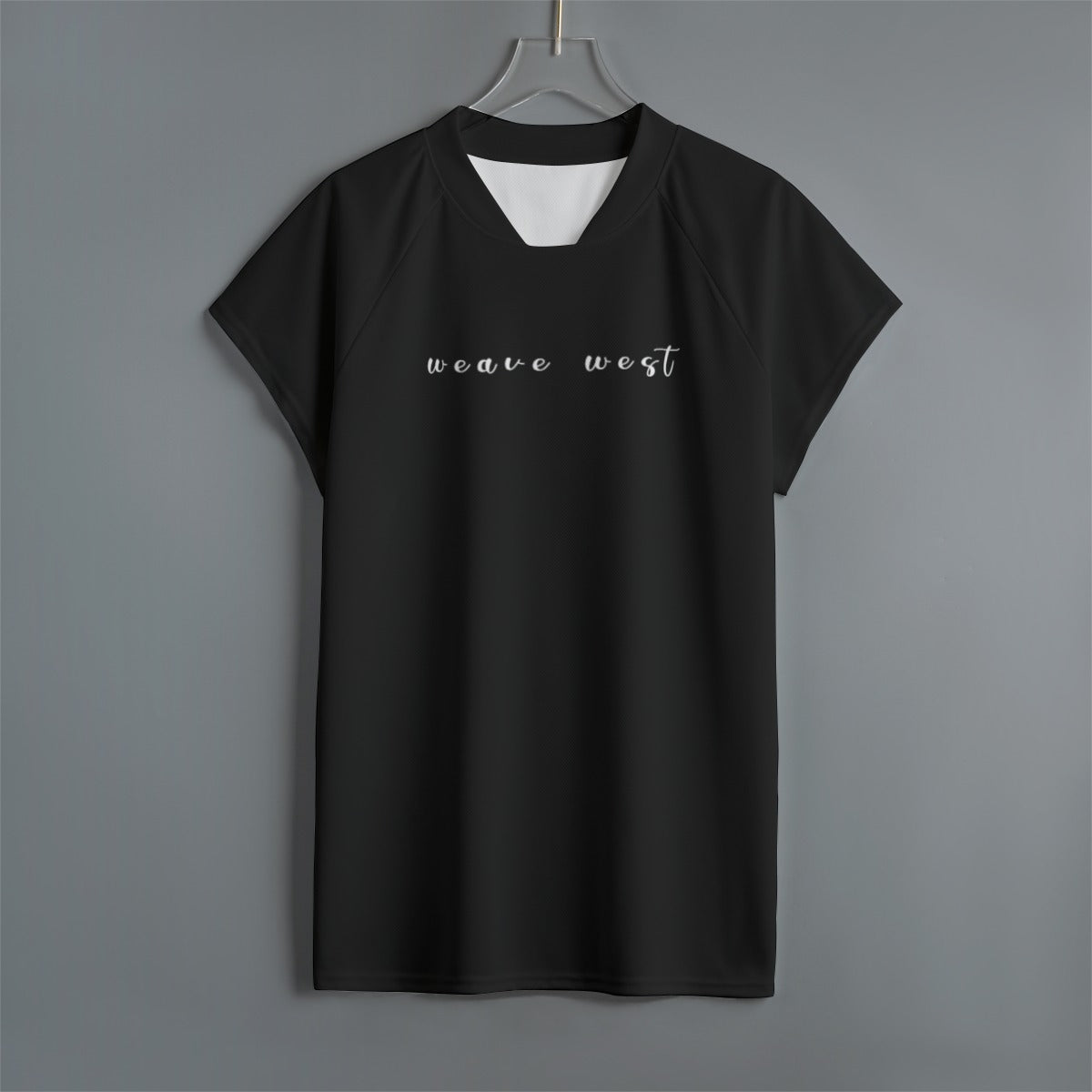 High Quality Polyester Raglan Sleeves Tee (Under The Sunset) - Weave West