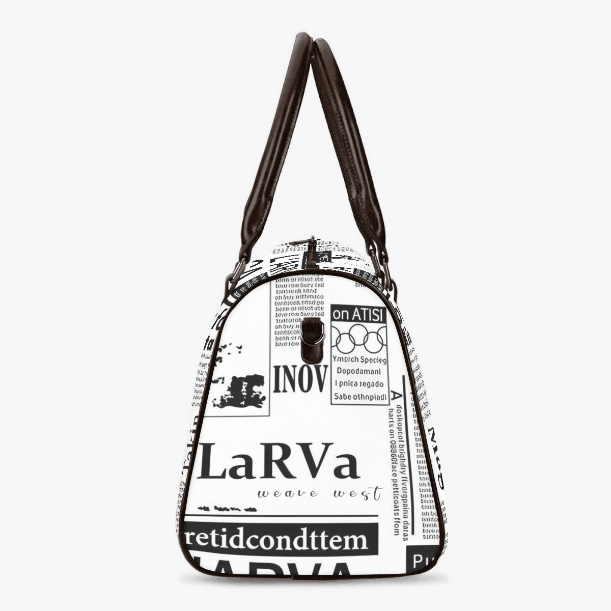 Classic Luggage Satchel Newspaper - Weave West