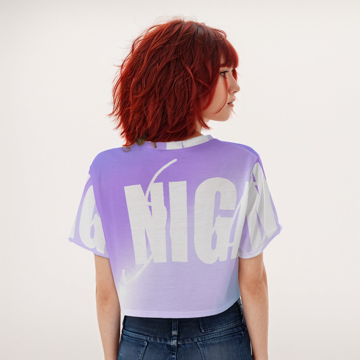 Casual Crop T-Shirt Nig - Weave West