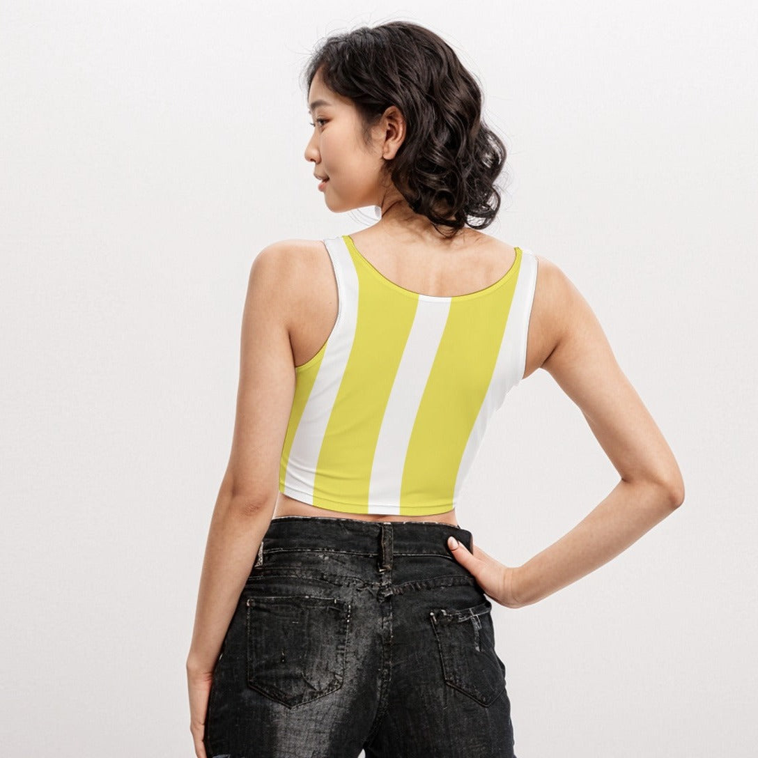Sport Crop Tank Top Stripes - Weave West